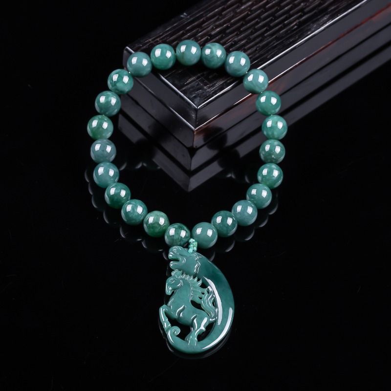 Jewelry & Watches Company - Браслет ручной работы из натурального жадеита
