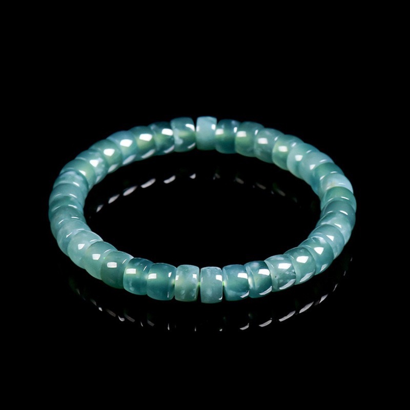 Jewelry & Watches Company - Натуральный жадеит класса А, голубой, в