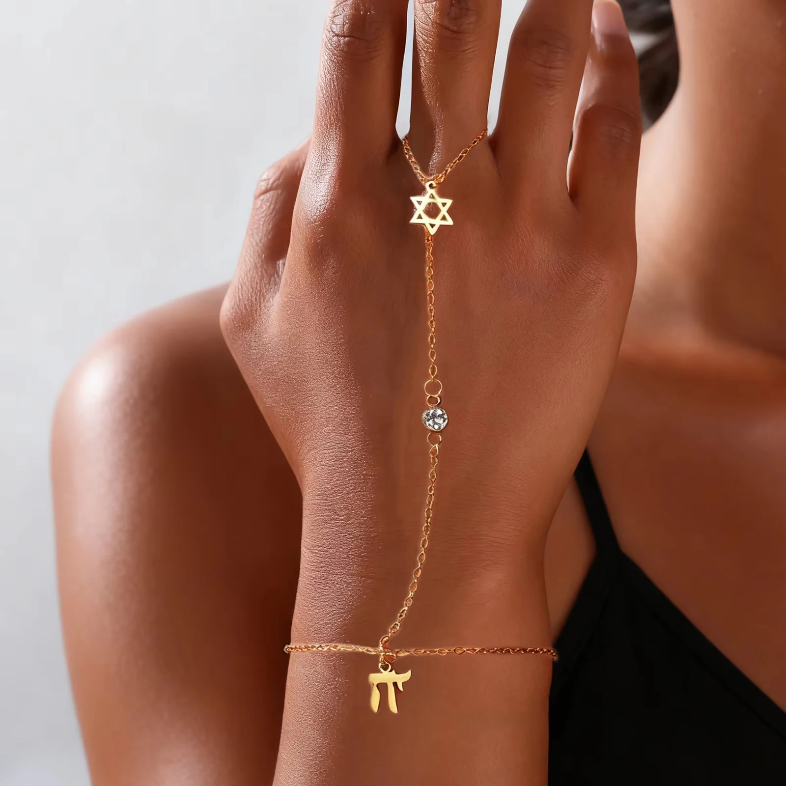 Jewelry & Watches Company - Браслет с еврейской звездой Давида и