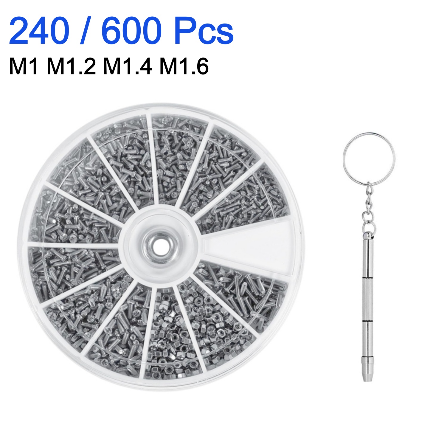 Watch Repair Tool Kit - Набор маленьких винтов и гаек (240/600