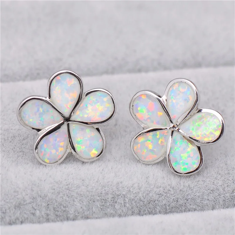 НОВЫЕ женские элегантные сереб – обзор и цена Opal Earrings Dangle