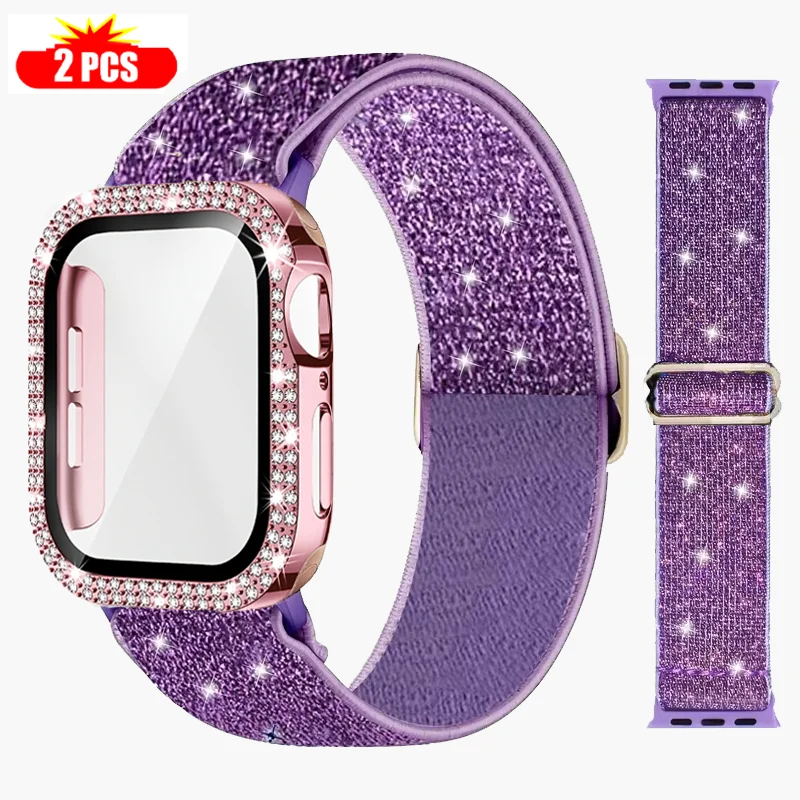 Ремешок + чехол для Apple Watc – обзор и цена Jewelry Smart Watches