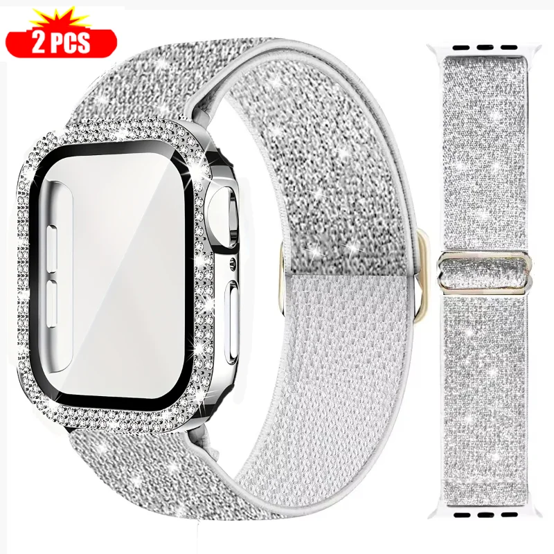 Ремешок + чехол для Apple Watc – обзор и цена Jewelry Smart Watches