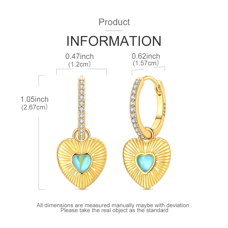 Серьги-кольца S925 из стерлинг – обзор и цена Opal Earrings Dangle
