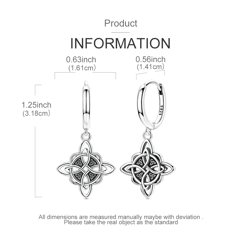 Серьги-кольца S925 из стерлинг – обзор и цена Opal Earrings Dangle