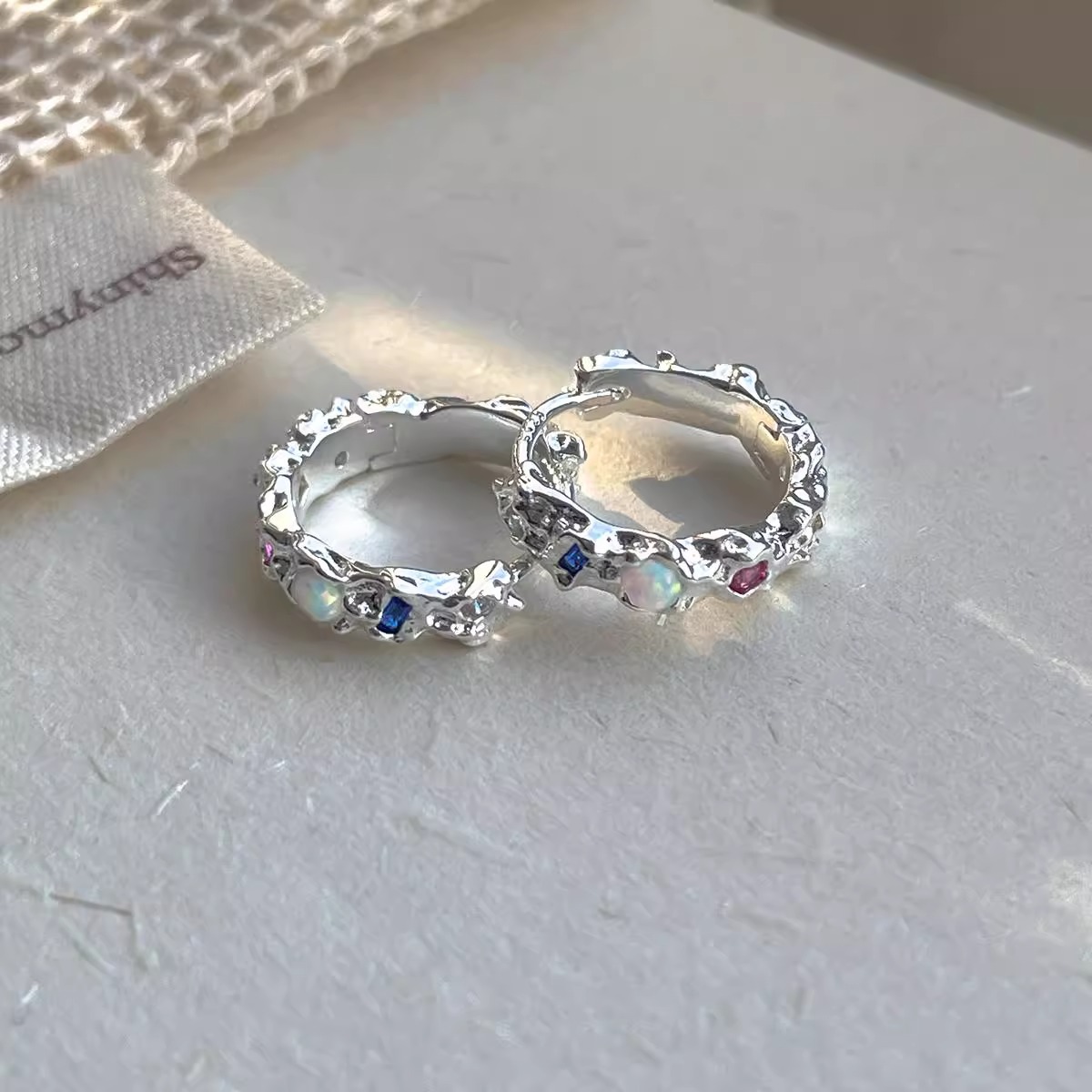 Серьги-кольца из стерлингового – обзор и цена Opal Earrings Dangle