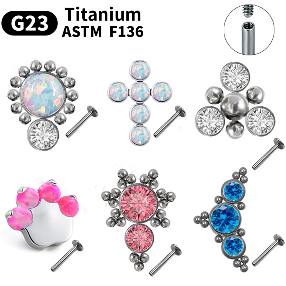 Серьги-гвоздики из титана G23  – обзор и цена Opal Earrings Dangle