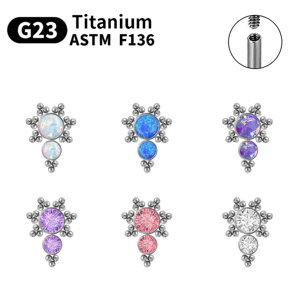Серьги-гвоздики из титана G23  – обзор и цена Opal Earrings Dangle