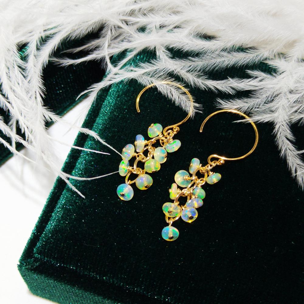 Lii Ji натуральный эфиопийский – обзор и цена Opal Earrings Dangle