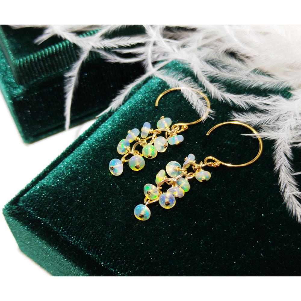 Lii Ji натуральный эфиопийский – обзор и цена Opal Earrings Dangle