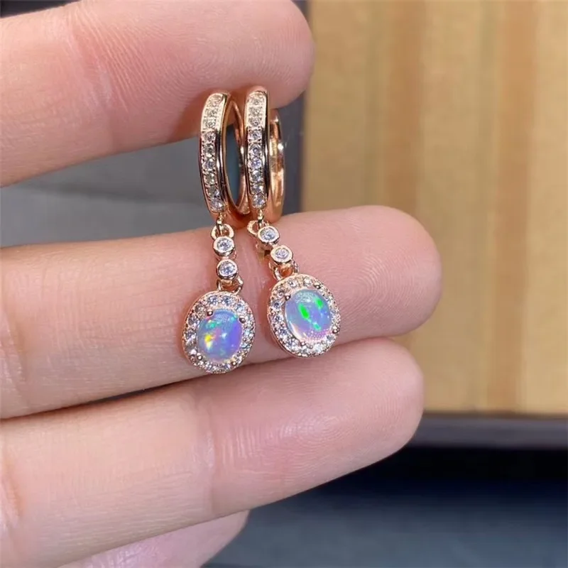 Новые серьги с натуральным опа – обзор и цена Opal Earrings Dangle