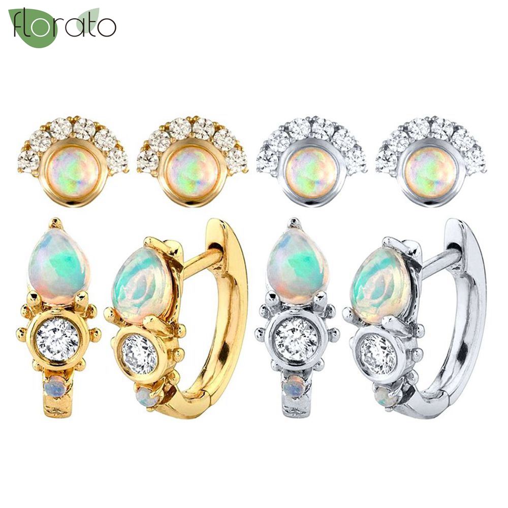 Изысканные маленькие серьги-ко – обзор и цена Opal Earrings Dangle