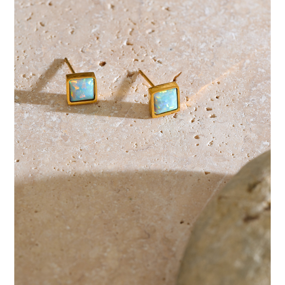 Серьги-гвоздики Yhpup 2026 из  – обзор и цена Opal Earrings Dangle