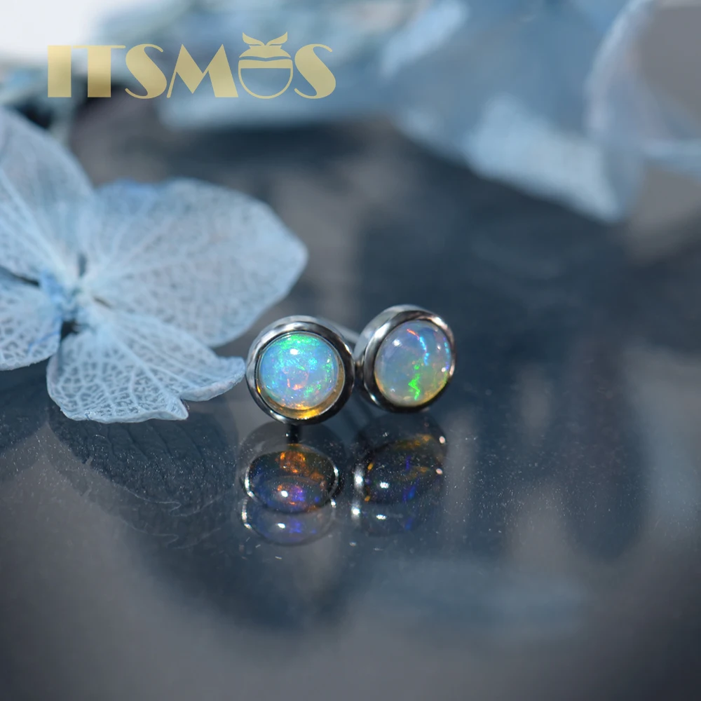 ITSMOS круглые серьги с натура – обзор и цена Opal Earrings Dangle