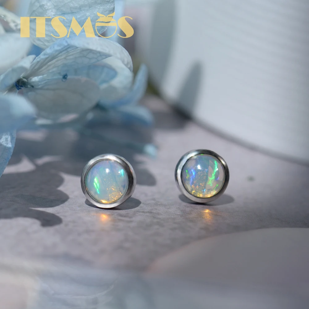 ITSMOS круглые серьги с натура – обзор и цена Opal Earrings Dangle